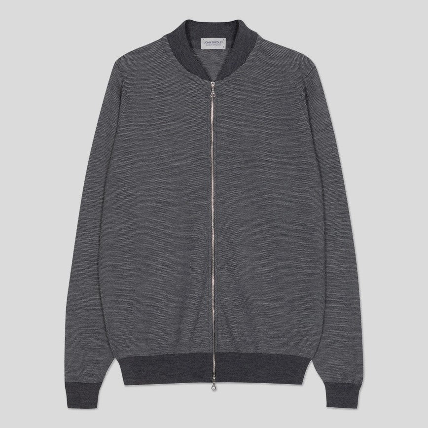 John Smedely Extra Fine Merino Wool Bomber